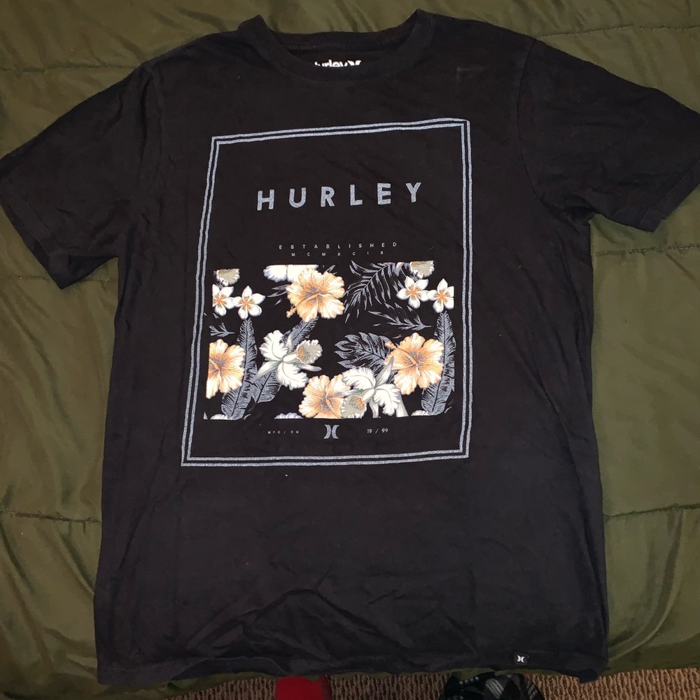 Hurley flower shirt